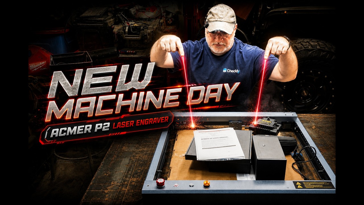 New Machine Day! ACMER P2 33W Laser Cutter/Engraver