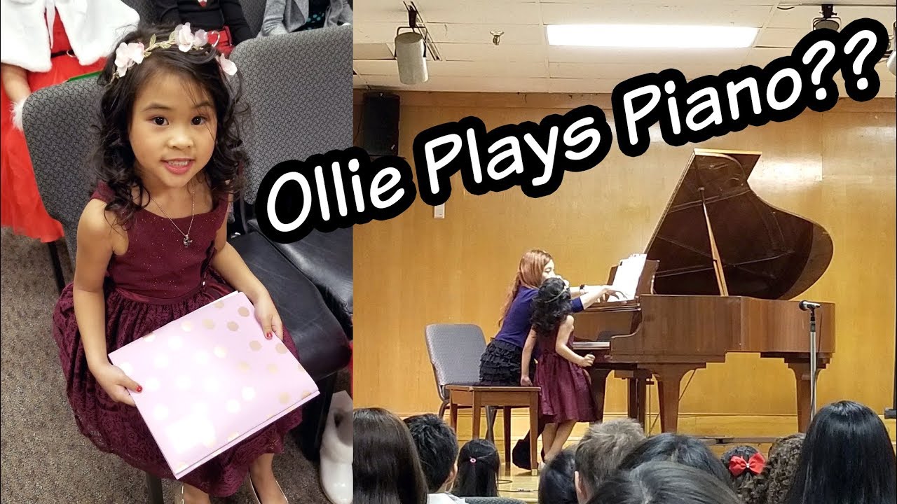 Ollie's First Piano Recital! - O Come, O Come, Emmanuel by 5 year old Ollie