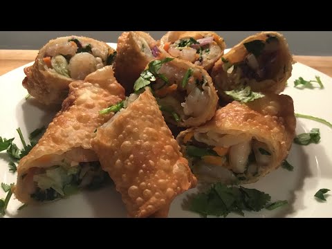 Shrimp egg rolls