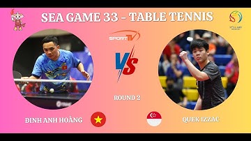 ( Highlights ) Đinh Anh Hoàng (VIE) vs Quek Izzac (SGP) | Men