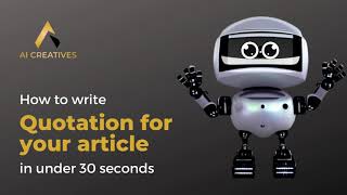 How To Use Ai To Create Quotations - By Ai Creatives screenshot 5