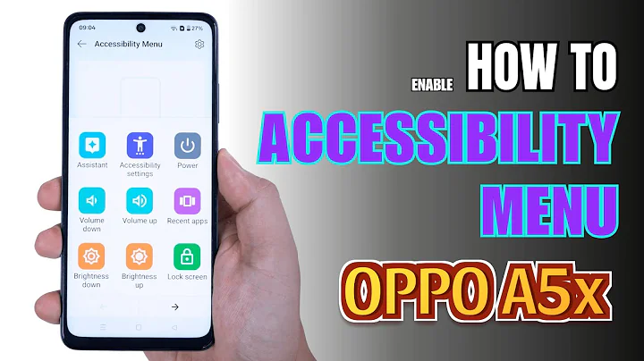 How to turn on Accessibility Menu on OPPO A5x