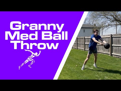 Granny Medicine Ball Throw video thumbnail