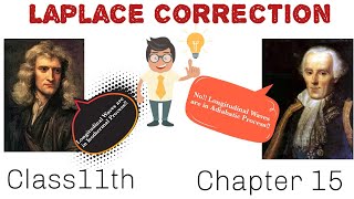 Laplace Correctionvelocity Of A Longitudinal Wavephysics Class 11Th In Hindi