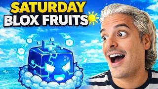 Blox Fruits Saturday 🔥 INSANE LUCK + FREE FRUITS?! 👀