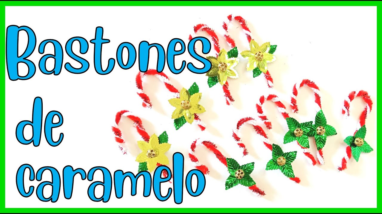 Bastoncitos Navideños De Caramelo-Totalmente Creativos🎨