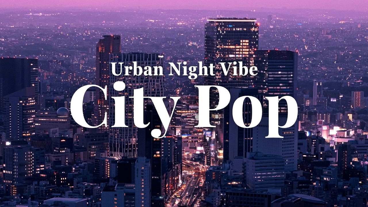 Urban Night Vibe｜80s 90s City Pop Instrumental Music for Work, Drive, Chill