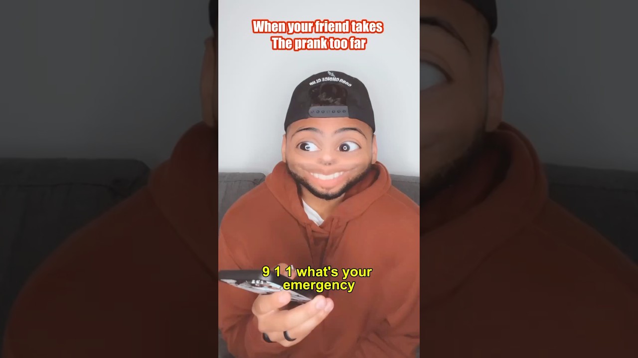 ￼ When your friend takes the prank too far…😳😂💀