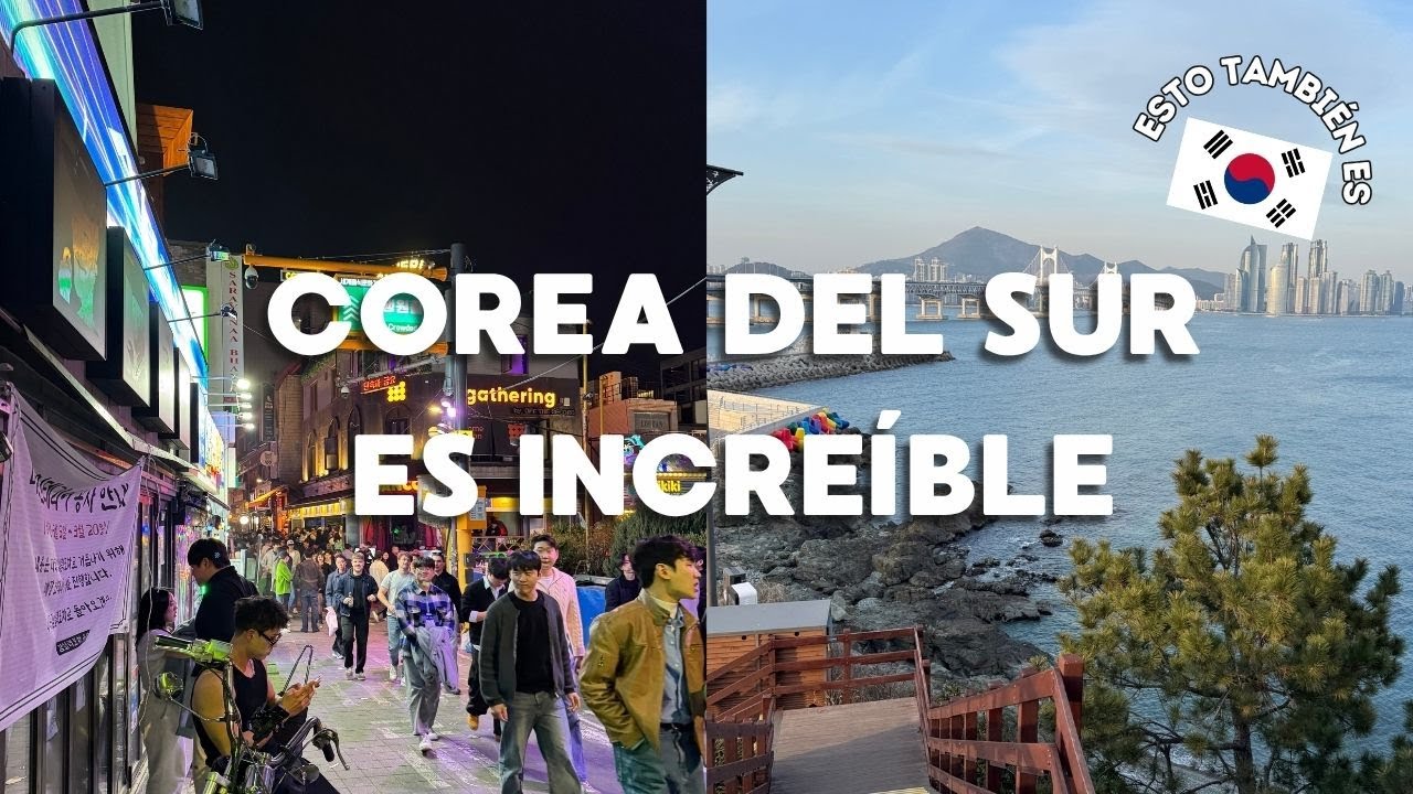 COREA DEL SUR VLOG | Llegué a BUSAN | Comida tradicional | La noche en Hongdae