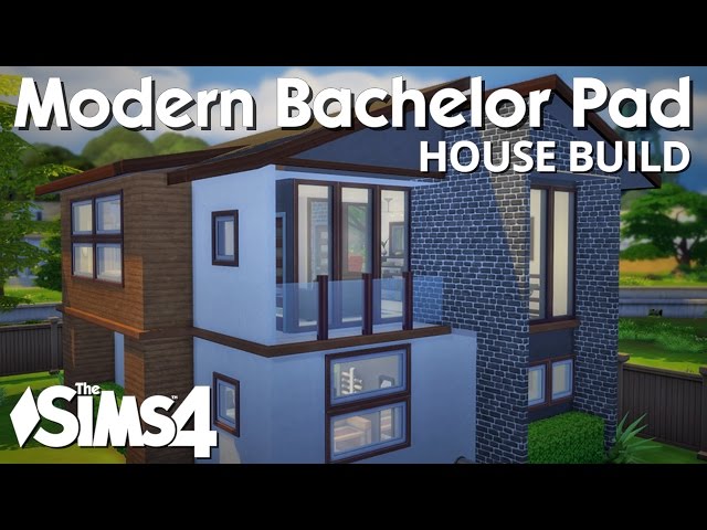The Sims 4 House Building - Modern Bachelor Pad