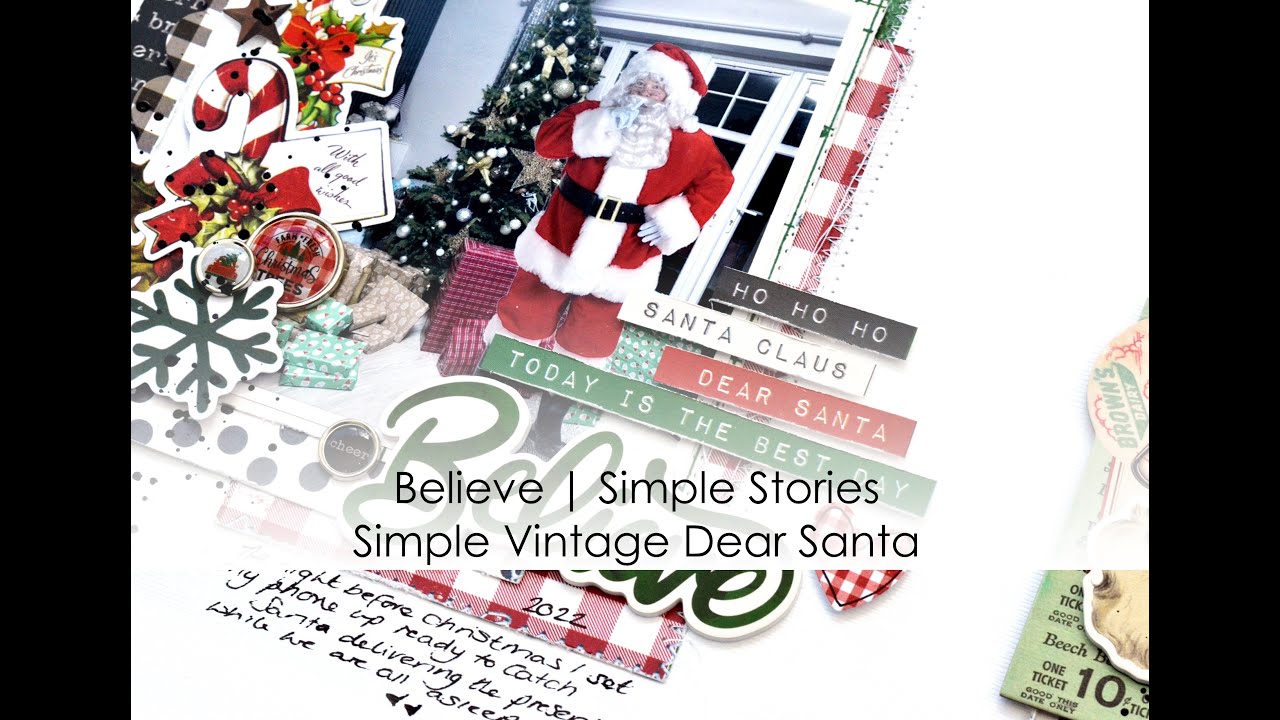 Believe | Simple Stories | Simple Vintage Dear Santa Collection