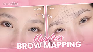 Brow Mapping: how to shape brows according to your face - check out webinar link in the description