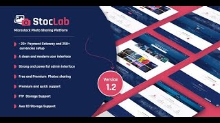 How to Make Photo Sharing Website || StocLab Photo Sharing Platform PHP Script Free Download