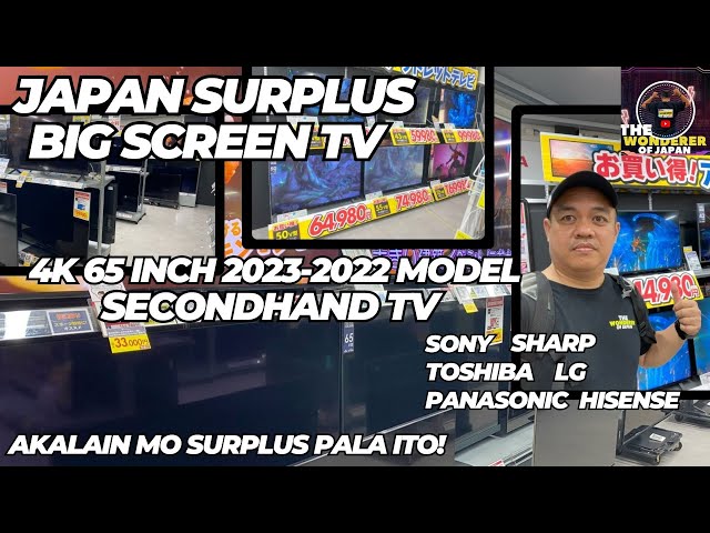 HighTech Japan Surplus TV: Mapapa Wow ka dito! Big Screen 4K TV 65