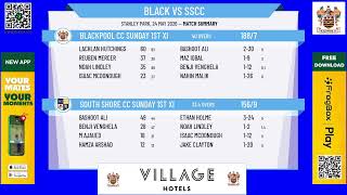 Blackpool CC Sunday 1st XI  v South Shore CC Sunday 1st XI