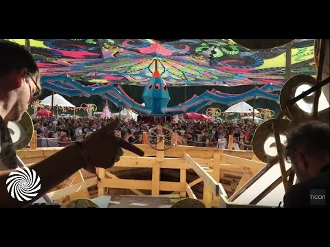 Ticon playing @ Burning Mountain Festival, Switzerland 2016