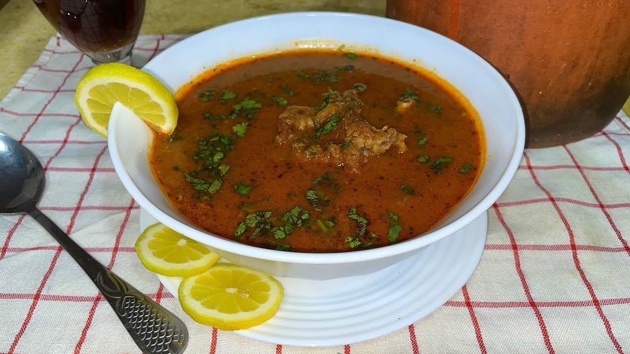 من ليوم ما تقوليش الشربة تجيني حامضة🥺الشربة تجيني خفيفة🥺./جاري عنابي على أصولو طايب في برمة الفخار 🌙