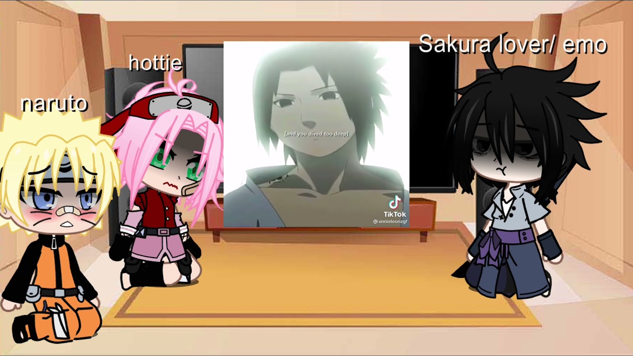 NARUTO'S FRIENDS_ AND FAMILY REACT TO SASUKE X SAKURA_ SLIGHT SASUSAKU  GACHACLUB GACHA FULL_HD👇 