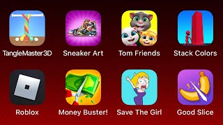 Tangle Master 3D,Sneaker Art,Tom Friends,Stack Colors,Roblox,Money Buster, Save The Girl, Good Slice screenshot 5