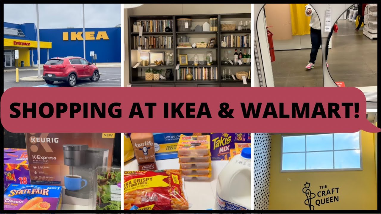 SHOPPING AT IKEA & WALMART / HOME OFFICE ITEMS AND SO MUCH MORE