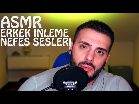 ASMR Kulağında Erkek İnleme ve Nefes Sesleri (Moaning) Türkçe ASMR
