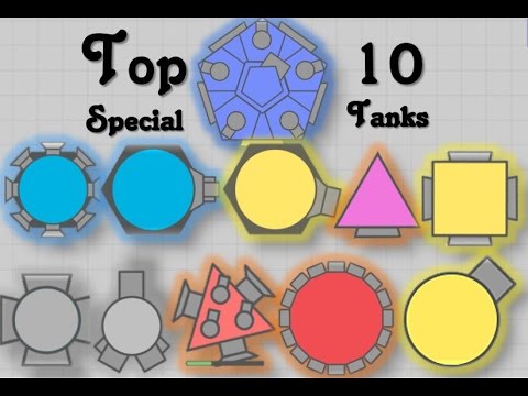 Diep.io, ALL SPECIAL TANKS/CLASSES