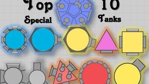 Diep.io | ALL SPECIAL TANKS/CLASSES | Diep.io TOP 10 SPECIAL TANKS/CLASSES | Diep.io ALL MINIBOSSES!