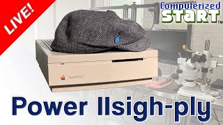 The Macintosh IIsi: Can I Finish the Power Supply & Repair a Logic Board? (Computerized Start™ Live)