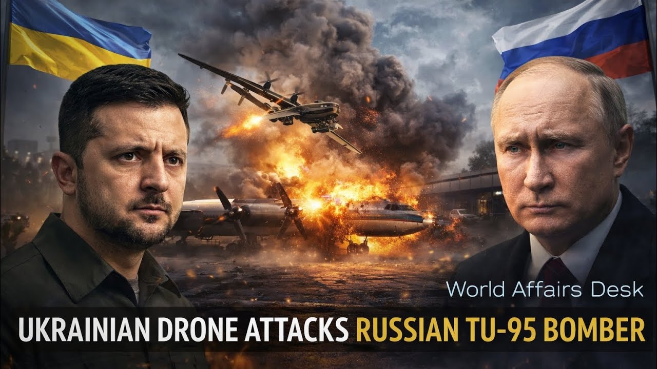 Ukraine’s Drone Strikes Russia’s Tu-95 Storage – You Won’t Believe What Happened!