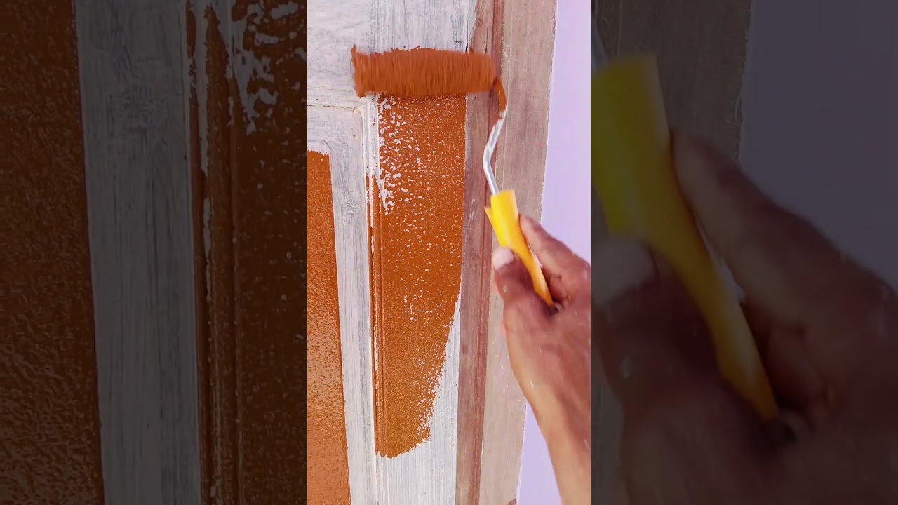 Golden brown colour on gate