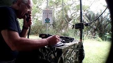 Fortaleza de São João ZW1CML por PY1AHD antena Alexloop em QSO com  DP7D  Germany