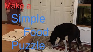 cardboard food puzzle box enrichment game screenshot 4