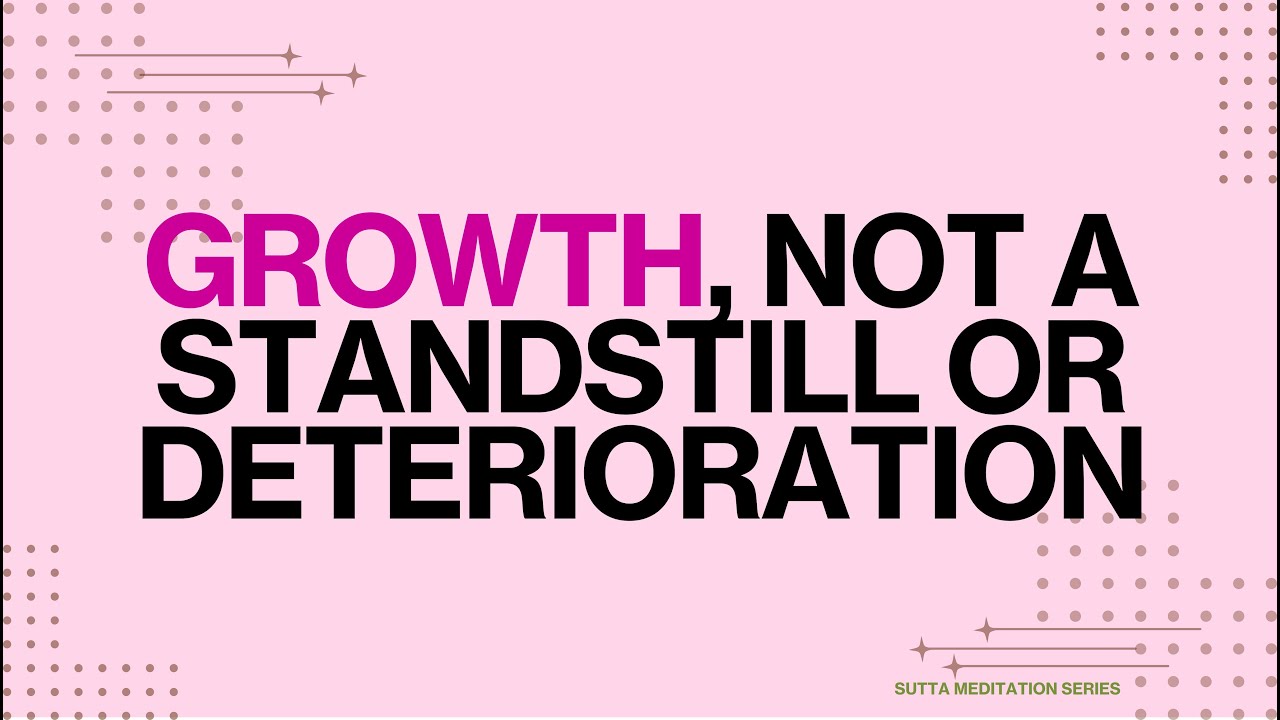 Growth, not a standstill or deterioration Thiti Sutta YouTube