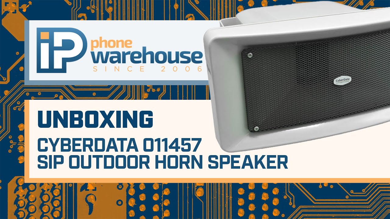 CyberData Outdoor Horn Speaker UNBOXING | IP Phone Warehouse