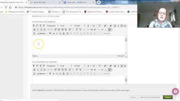 How to make a quiz in Bb