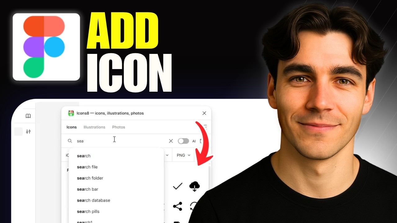 How To Add Icons In Figma (Tutorial 2026) - YouTube
