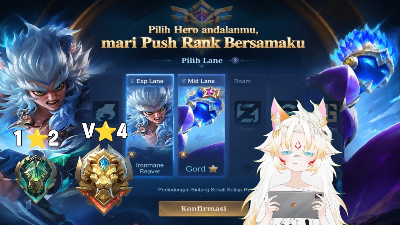 【 MOBILE LEGEND】INGIN KELUAR DARI EPIC :(  - VTUBER SETENGAH GORD  #vtuberindonesia