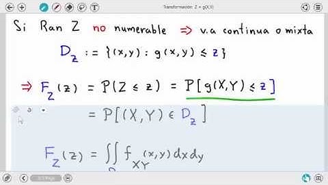 Transformación de un vector aleatorio en variable aleatoria