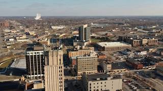 Downtown Jackson, Michigan (December)