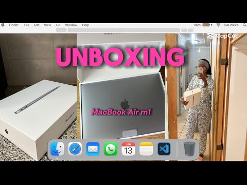 Unboxing my new MacBook Air M1(space grey)|I’m just a girl in my soft ...