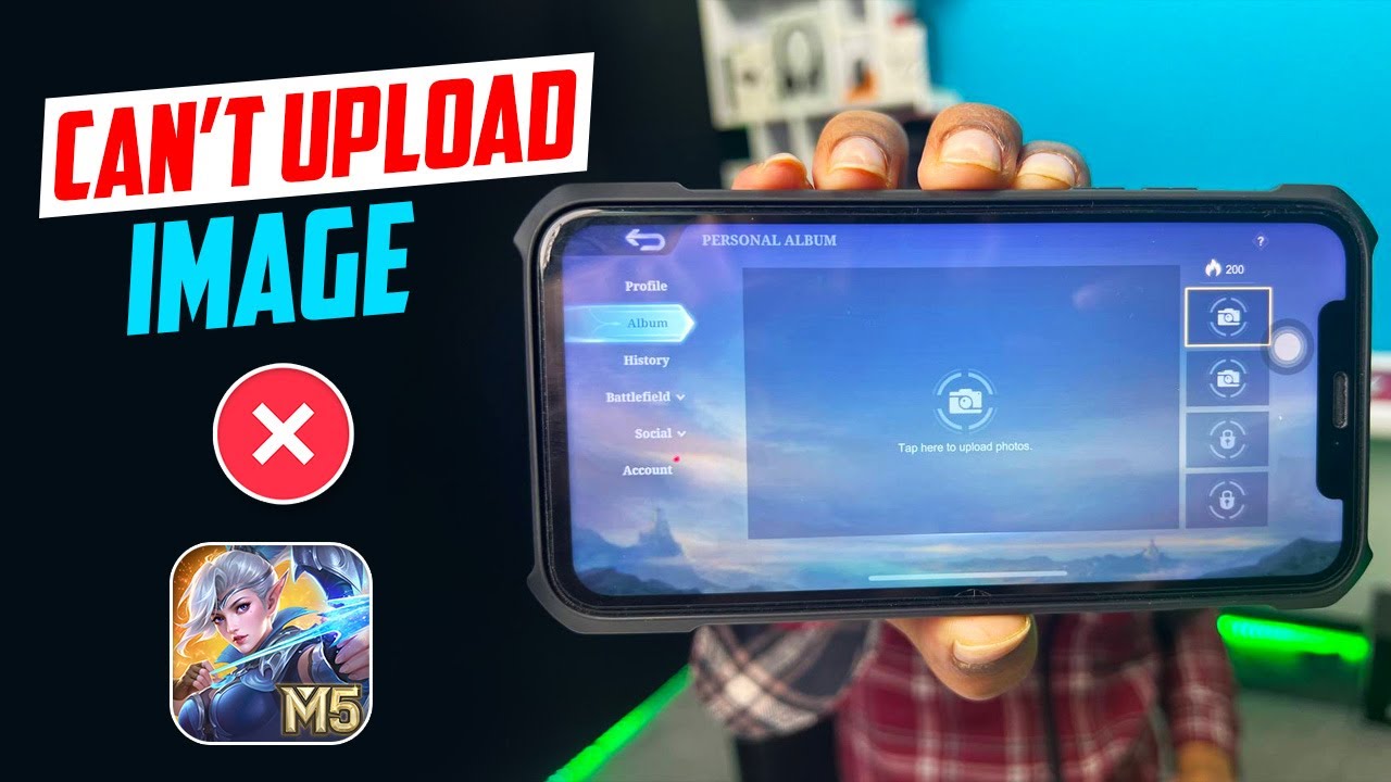 How to Fix Can't Upload Picture in Mobile Legends on iPhone - YouTube