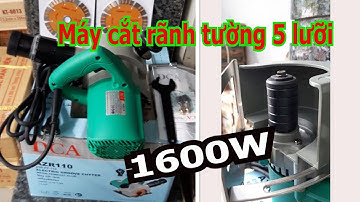 🔴Máy cắt rãnh tường DCA 5 LƯƠĨ CÔNG SUẤT KHỦNG giá thanh lý hôm nayMáy Xây Dựng Minh Châu