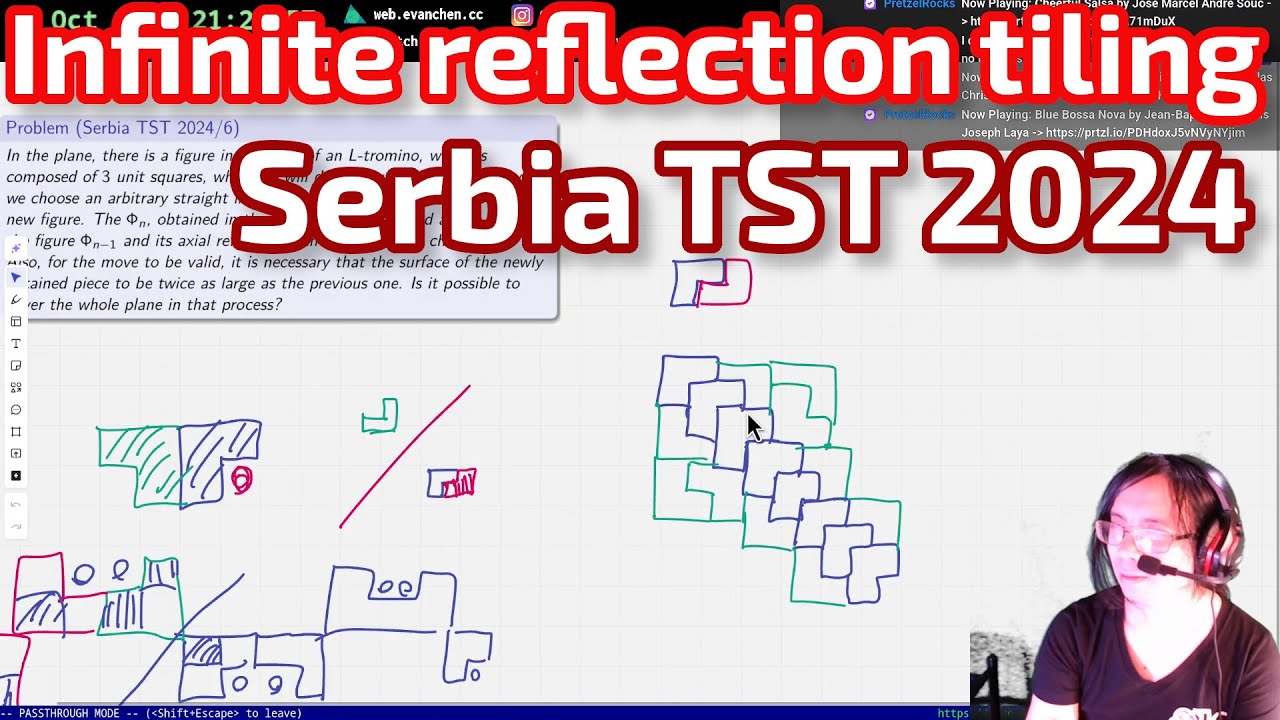 Сербия TST 2024/6: Многократное отражение L-тромино для заполнения плоскости!