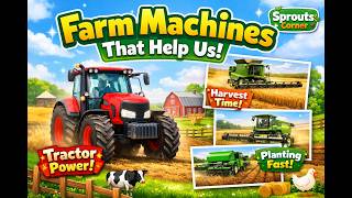 Farm Machines That Help Us! Fun, interactive and educational!