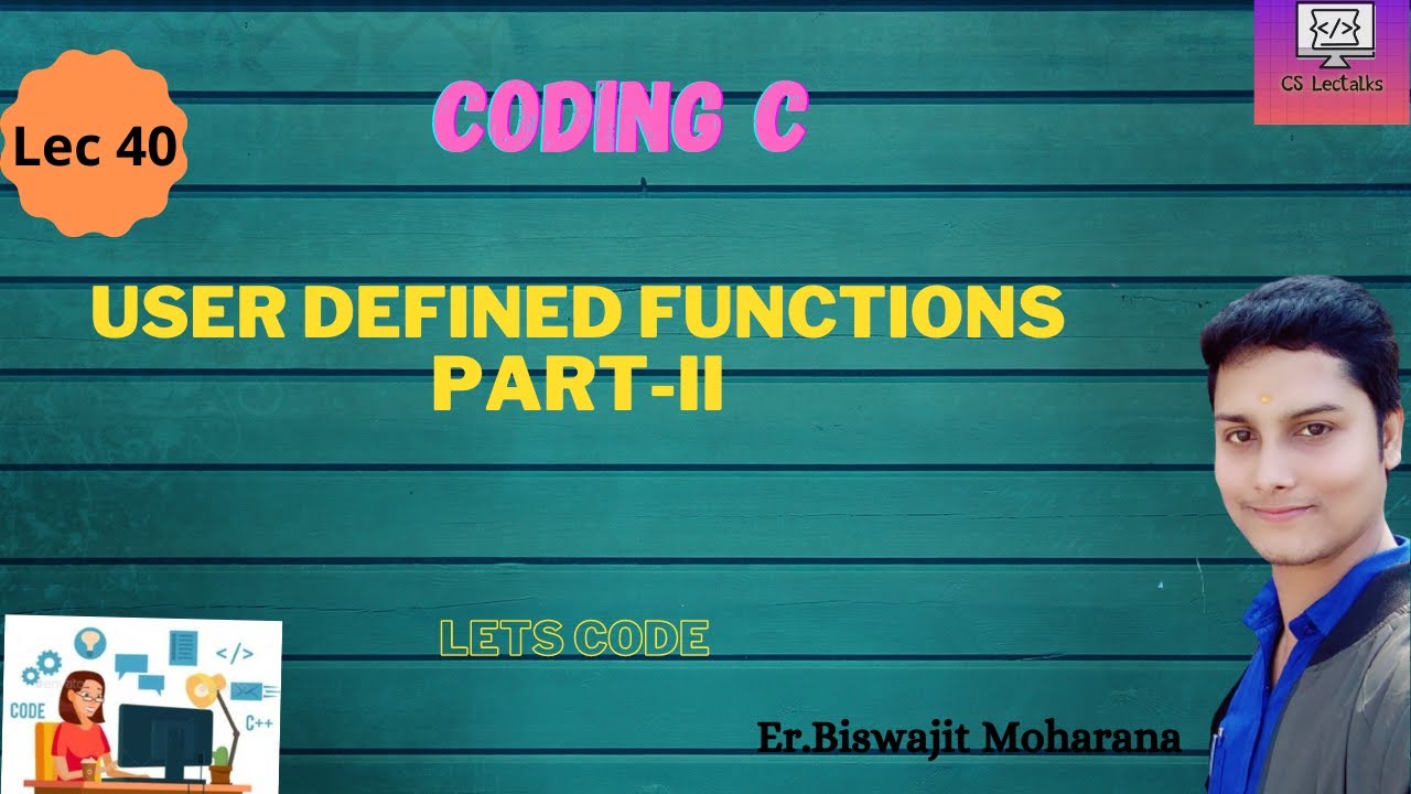 User Defined function in c || Subtraction of two numbers using user ...