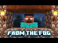 HEROBRINE FROM THE FOG in Minecraft Hardcore but if I SCREAM, I DIE