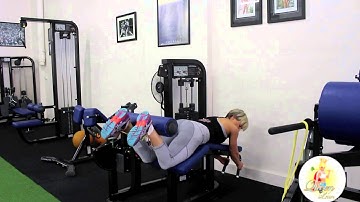 One & Quarter Hamstring Curl