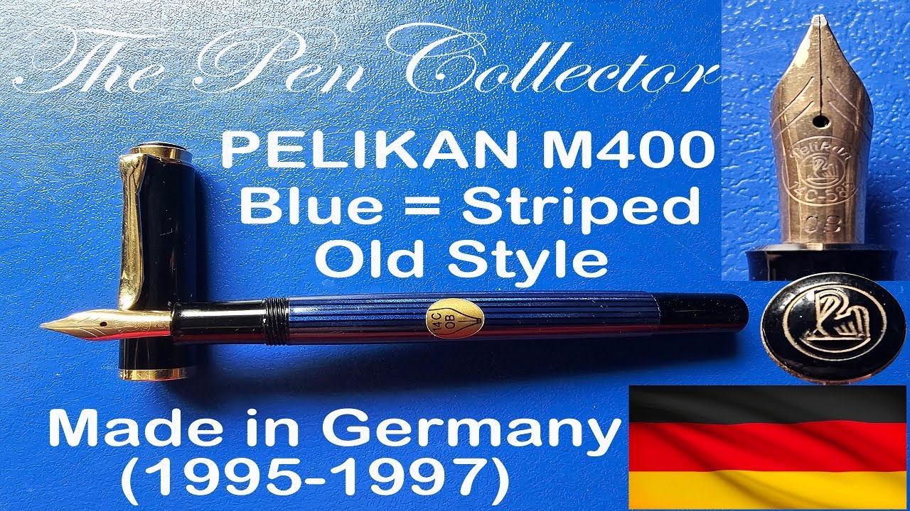 PELIKAN SOUVERÄN M400 Blue Striped Old Style Fountain Pen Review