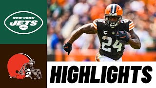 Nick Chubb Highlights vs Jets | NFL Week 2