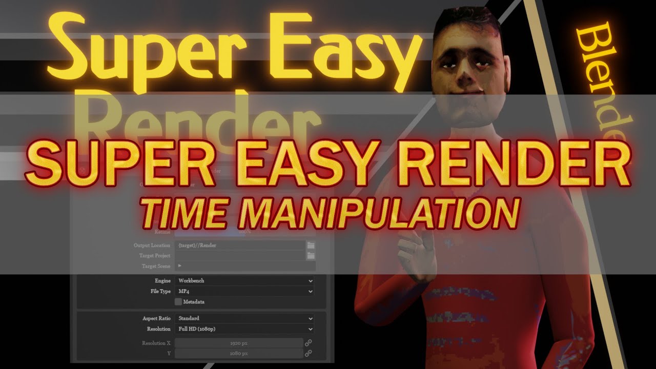 Super Easy Render - Time Manipulation (slow motion) - #Blender Addon ...